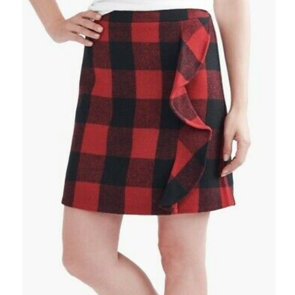 J Crew Buffalo Plaid Skirt - Size 10